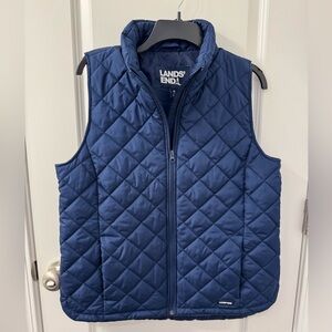 Lands' End Feather Free Insulated Vest - Size M (10-12)